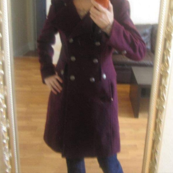 SteamPunk style Plum colored jacket sz 0/XS - Picture 6 of 6